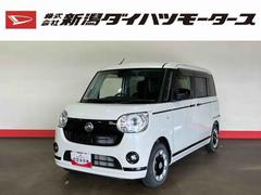 ムーヴキャンバスＧブラックアクセントＶＳ　ＳＡＩＩＩ（車内　消臭・抗菌　処理済）　衝突被害軽減システム　両側パワースライドドア　パノラマモニター　キーフリーシステム