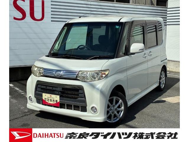 タントカスタムＸ電動格納式ミラー　オートエアコン　アルミホイール　キーフリーシステム　助手席側パワースライドドア（奈良県）の中古車