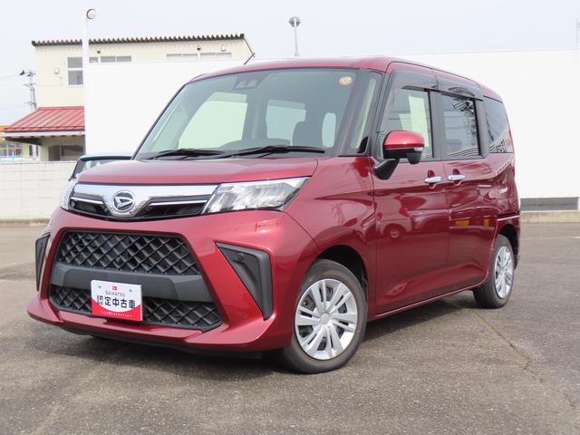 トールＧ４ＷＤ　ＣＶＴ　１０００ｃｃ　両側電動スライドドア　ナビ　全方位モニター　衝突被害軽減ブレーキ　横滑り防止装置　ＡＢＳ　アイドリングストップ　プッシュボタンスタート　車検整備付　ワンオーナー車（福島県）の中古車