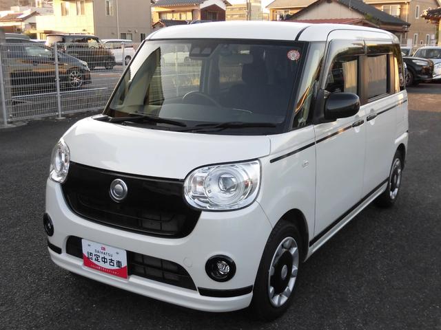 ムーヴキャンバスＧブラックアクセントリミテッド　ＳＡIII４ＷＤ　ワンオーナー　ナビ　パノラマモニター　ドライブレコーダー　両側パワースライドドア　ＬＥＤフォグランプ　禁煙車　記録簿　認定中古車　レーンアシスト　衝突回避支援システム搭載車（島根県）の中古車