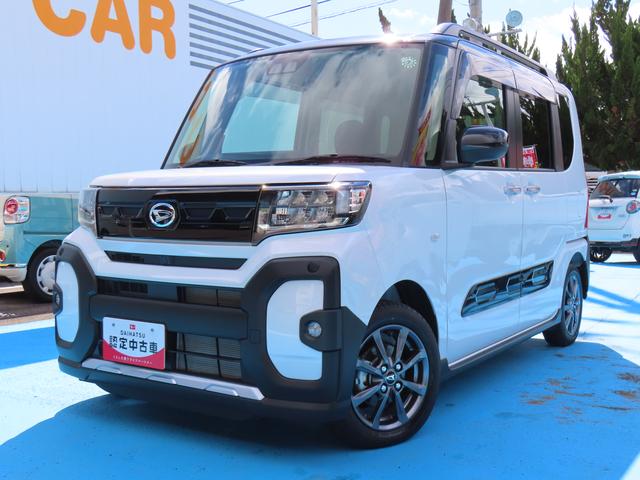 タントファンクロス２ＷＤ　ＣＶＴ　６６０ｃｃ　両側電動スライドドア　ディスプレイオーディオ　バックモニター　衝突被害軽減ブレーキ　横滑り防止装置　ＡＢＳ　アイドリングストップ　プッシュボタンスタート（福島県）の中古車
