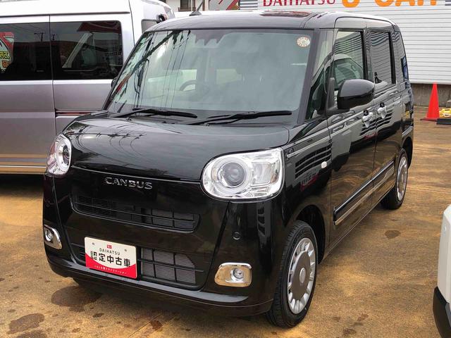ムーヴキャンバスセオリーG 4WD 走行距離2083km4WD スマートアシスト フルホイールキャップ オートエアコン ステアリングスイッチ プッシュボタンスタート キーフリーシステム(山形県)の中古車