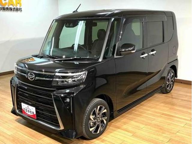 タントカスタムＸ４ＷＤ　　ＬＥＤヘッドライト／フォグランプ　両側パワースライドドア　コーナーセンサー　運転席／助手席シートヒーター　禁煙車　記録簿　認定中古車　レーンアシスト　衝突回避支援システム搭載車（島根県）の中古車