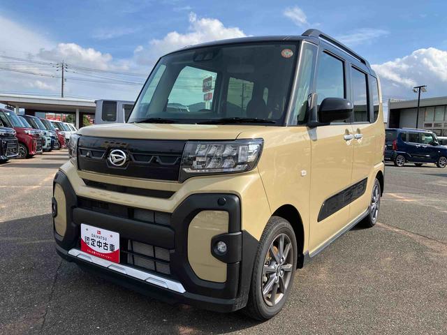 タントファンクロスワンオーナー　キーレスエントリー　スマートキ−　アルミ　記録簿　エアバック　ＡＢＳ（山口県）の中古車