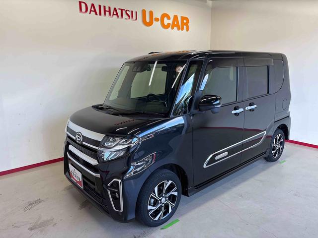 タントカスタムＸスタイルセレクション４ＷＤ　純正ナビ　ＬＥＤヘッドライト／フォグランプ　オートエアコン／ライト／ハイビーム／電動格納ドアミラー　ドライブレコーダー　コーナーセンサ−　両側電動スライドドア　運転席・助手席シートヒーター（秋田県）の中古車