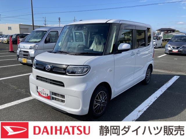タントX14インチフルホイールキャップ フルLEDヘッドランプ オート格納式カラードドアミラー 左側パワースライドドア TFTカラーマルチインフォメーションディスプレイ フルファブリックシート(静岡県)の中古車