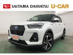 ロッキープレミアムＧ　ＨＥＶ　走行４２８０３キロ／車検整備付／ナビ一年保証・走行距離無制限　走行４２８０３キロ　フルセグナビ　ブルートゥース　ＵＳＢ　全周囲カメラ　ドラレコ　クリアランスソナー　ＬＥＤヘッドライト　シートヒーター