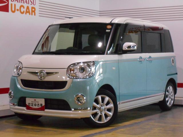 ムーヴキャンバスＧメイクアップ　ＳＡ２　４ＷＤ　純正ナビ　パノラマモニター２０１７年モデル　ダイハツ純正ワイドダイヤトーンサウンドメモリーナビ　ドライブレコーダー　パノラマモニター　ＴＶコントロールキット　装着（福井県）の中古車