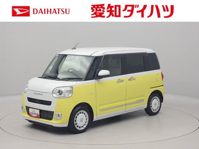 ムーヴキャンバスストライプスＧ　両側電動スライドドア　ドラレコ両側電動スライドドア　ドラレコ　ナビ　テレビチューナー　バックカメラ　キーフリー　イモビライザー　アイドリングストップ　ＬＥＤヘッドライト　ワンオーナー　禁煙車（愛知県）の中古車