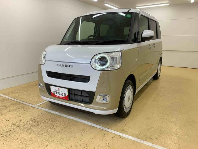 ムーヴキャンバスストライプスＧ　保証付きまごころ保証１年付き　記録簿　取扱説明書　オートマチックハイビーム　衝突被害軽減システム　スマートキー　レーンアシスト　エアバッグ　エアコン　パワーステアリング　パワーウィンドウ　ＡＢＳ（静岡県）の中古車