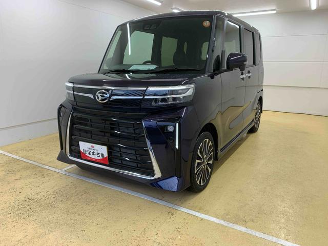 タントカスタムＲＳまごころ保証１年付き　記録簿　取扱説明書　オートマチックハイビーム　衝突被害軽減システム　スマートキー　アルミホイール　ターボ　レーンアシスト　エアバッグ　エアコン　パワーステアリング（静岡県）の中古車