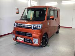 ウェイクＧターボリミテッドＳＡＩＩＩ衝突被害軽減ブレーキ　横滑り防止装置　オートハイビーム　アイドリングストップ　ステアリングスイッチ　オートライト　キーフリーシステム　オートエアコン　モニター付きオーディオ　マット　バイザー