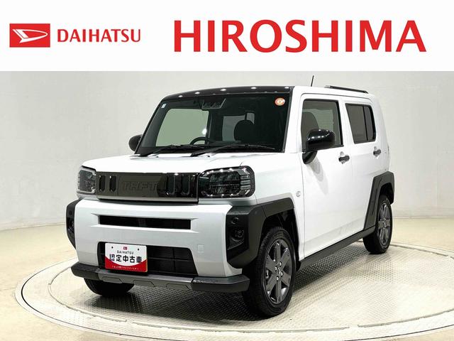 タフトＧ　ダーククロムベンチャー　運転席・助手席シートヒーター純正ナビ装着用アップグレードパック　電動パーキングブレーキブレーキ　オートブレーキホールド機能　運転席シートリフター　チルトステアリング　オートライト　キーフリーシステム（広島県）の中古車