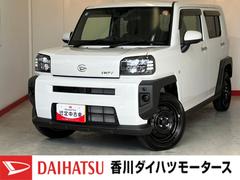 タフトＸ　　オーディオレス／ＬＥＤヘッドランプ／スマアシワンオーナー　オーディオレス　バックモニター対応カメラ　電動パーキングブレーキ　オートブレーキホールド　ＬＥＤヘッドランプ　オートライト　スマアシ　スマートキー　取扱説明書　メンテナンスノート