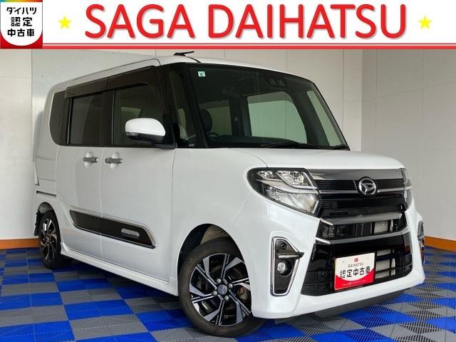 タントカスタムXスタイルセレクション両側電動スライドドア・プッシュボタンスタート・ステアリングスイッチ・オートエアコン・キーフリーシステム・シートヒーター・バックカメラ対応・アルミホイール・パワーウィンドウ(佐賀県)の中古車