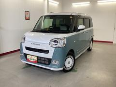 ムーヴキャンバスストライプスＧターボ衝突被害軽減ブレーキ　横滑り防止装置　オートハイビーム　アイドリングストップ　ステアリングスイッチ　オートライト　キーフリーシステム　オートエアコン　パノラマカメラ　マット　バイザー