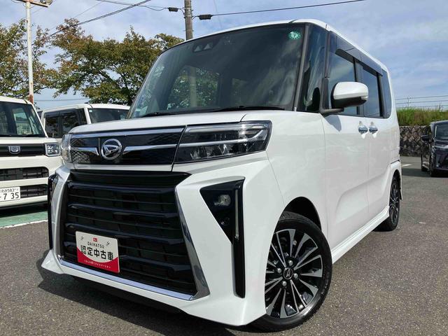 タントカスタムＲＳ２ＷＤ　ＣＶＴ　スマートアシスト　ミラクルオープンドア　ターボ　シートヒーター　バックカメラ　電動パーキングブレーキ　オートホールド機能　プッシュボタンスタート　衝突警報機能　コーナーセンサー（福島県）の中古車