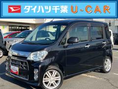 タントエグゼカスタムＲＳターボ　ＨＩＤヘッドライト　バックカメラ　ＥＴＣ　トップシェイドガラス　アルミホイール　オートエアコン　アイドリングストップ　シートリフター　足踏み式パーキングブレーキ　キーフリー　盗難防止アラーム