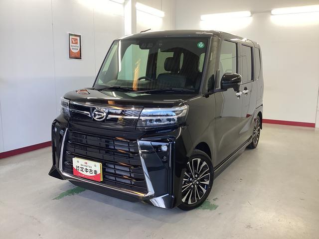 タントカスタムＲＳ衝突被害軽減ブレーキ　横滑り防止装置　オートハイビーム　アイドリングストップ　ステアリングスイッチ　オートライト　キーフリーシステム　オートエアコン　ナビ　ドラレコ　パノラマカメラ　ＥＴＣ　マット（岐阜県）の中古車