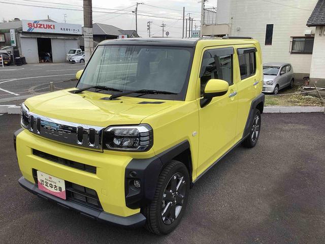 タフトGターボターボ車 インパネシフト プッシュスタートスイッチ 電子カードキー 電動パーキングブレーキ カーナビ 誤発進抑制装置 アルミホイール オートハイビーム ABS ガラスルーフ(鹿児島県)の中古車