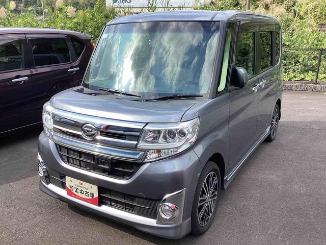 タントカスタムＲＳ　トップエディションＳＡターボ車　インパネシフト　プッシュスタートスイッチ　電子カードキー　衝突被害軽減　アルミホイール　両側パワースライドドア　ＡＢＳ（鹿児島県）の中古車