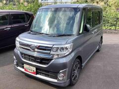 タントカスタムＲＳ　トップエディションＳＡターボ車　インパネシフト　プッシュスタートスイッチ　電子カードキー　衝突被害軽減　アルミホイール　両側パワースライドドア　ＡＢＳ