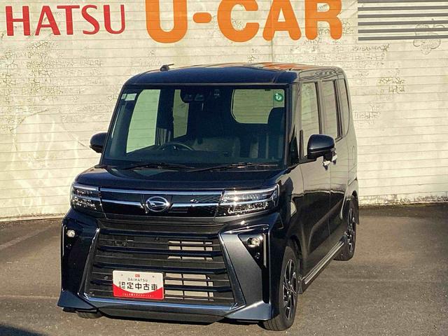 タントカスタムXインパネシフト プッシュスタートスイッチ 電子カードキー 電動パーキングブレーキ カーナビ 衝突軽減ブレーキ 車線逸脱防止 アルミホイール ABS(鹿児島県)の中古車