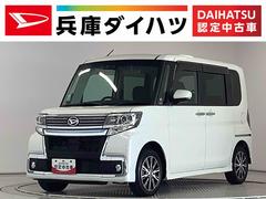 タントカスタムＸ　トップエディションリミテッドＳＡＩＩＩ　ナビＴＶ１年保証　８インチナビＴＶ　全方位カメラ　ドラレコ　両側電動スライドドア　リアコーナーセンサー　運転席シートヒーター　ＤＶＤ　ＵＳＢ　Ｂｌｕｅｔｏｏｔｈ　スマートキー　１４インチ純正アルミホイール