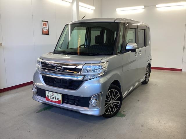 タントカスタムRS SA衝突被害軽減ブレーキ 横滑り防止装置 アイドリングストップ ステアリングスイッチ オートライト キーフリーシステム オートエアコン バックカメラ マット バイザー(岐阜県)の中古車