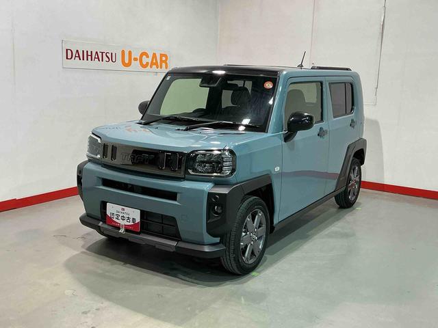 タフトＧターボ　ダーククロムベンチャー車線逸脱警報装置　衝突回避支援ブレーキ　シートヒータ　電動格納ドアミラー　安全ボディ　ＬＥＤ　ムーンルーフ　アイドリンストップ　オートハイビーム　ターボ車　セキュリティ　スマートキー　キーフリー（栃木県）の中古車