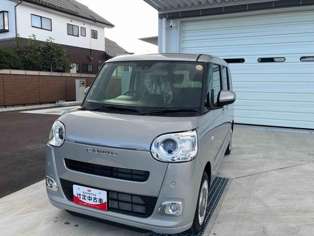 ムーヴキャンバスセオリーＧ２ＷＤ　ＣＶＴ　６６０ｃｃ　両側電動スライドドア　衝突被害軽減ブレーキ　横滑り防止装置　ＡＢＳ　アイドリングストップ　プッシュボタンスタート　ホットカップホルダー　前席シートヒーター（福島県）の中古車