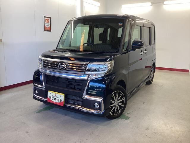 タントカスタムX トップエディションVS SAIII衝突被害軽減ブレーキ 横滑り防止装置 オートハイビーム アイドリングストップ ステアリングスイッチ オートライト キーフリーシステム ナビ パノラマカメラ ETC 社外ドラレコ マット バイザー(岐阜県)の中古車