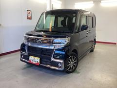 タントカスタムＸ　トップエディションＶＳ　ＳＡＩＩＩ衝突被害軽減ブレーキ　横滑り防止装置　オートハイビーム　アイドリングストップ　ステアリングスイッチ　オートライト　キーフリーシステム　ナビ　パノラマカメラ　ＥＴＣ　社外ドラレコ　マット　バイザー