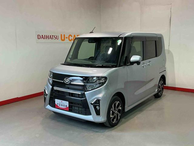 タントカスタムXセレクションコーナーソナー Wパワースライドドア 衝突軽減システム アルミ 衝突安全ボディ オートハイビーム LEDヘッド 前席シートヒーター オートライト レーンアシスト キーフリー スマートキー(栃木県)の中古車