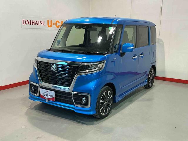 スペーシアカスタムハイブリッドＸＳ両側パワ−スライドドア　カーナビ　電動ミラー　スマキー　ソナー　クルーズコントロール　キーレスエントリー　アイドルストップ　シートＨ　ＬＥＤヘッドライト　衝撃安全ボディー　オートライト　ベンチシート（栃木県）の中古車