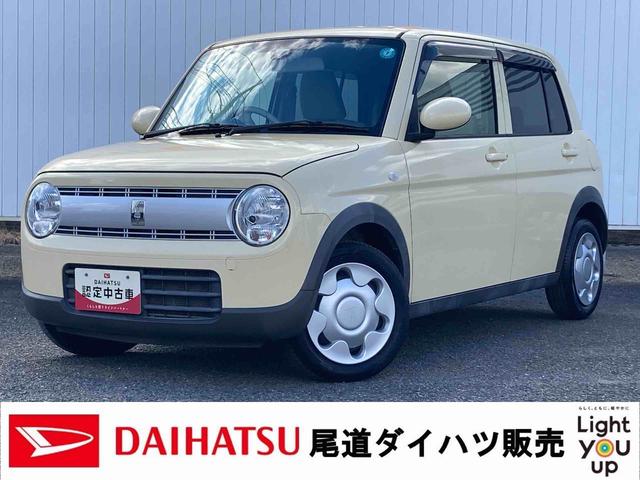 アルトラパンＬＣＤチューナー　プッシュボタンスタート　運転席シートヒーター　アイドリングストップ　電動格納ドアミラー　キーレスエントリー　マニュアルエアコン　禁煙車（広島県）の中古車