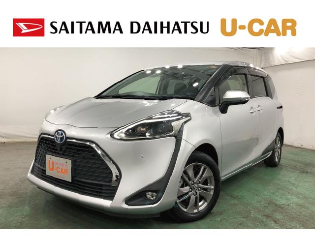 シエンタハイブリッド　ファンベースＧ　クエロ　走行２００３２キロ１年保証距離無制限　走行距離２００３２キロ　フルセグナビ　全周囲カメラ　ブルートゥース　ドラレコ　純正マット　ＬＥＤヘッドランプ　シートヒーター　両側電動スライドドア　プッシュスタート　キーフリー（埼玉県）の中古車