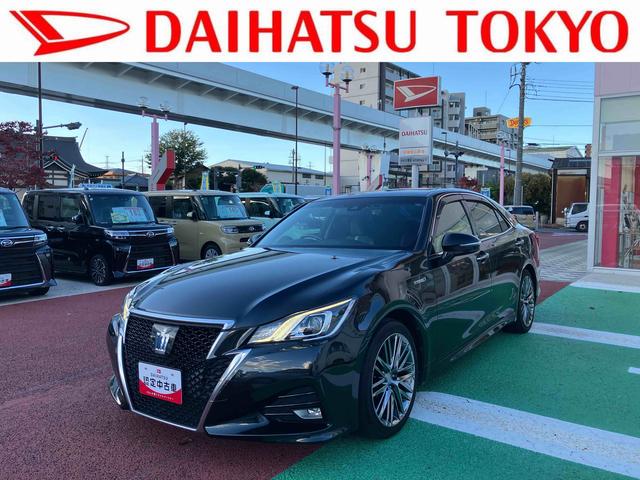 クラウンハイブリッドアスリートS J−フロンティア ナビ バックカメラ ETC保証1年間・距離無制限付き 前後ドラレコ 前席電動シート ACC USB入力端子 AUX端子 オートエアコン ステアリングヒーター 電動格納ミラー パワーウィンドウ スマートキー(東京都)の中古車