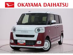 ムーヴキャンバスストライプスＧバックモニター　７インチナビ　両側パワースライドドア　シートヒーター　ＵＳＢ入力端子　Ｂｌｕｅｔｏｏｔｈ　ホッとカップホルダー　オートライト　キーフリー　アイドリングストップ　ティーゼットデオプラス