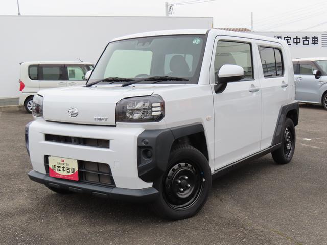 タフトX4WD CVT 660cc スカイフィールトップ ナビ 全方位モニター ETC車載器 衝突被害軽減ブレーキ 横滑り防止装置 ABS アイドリングストップ プッシュボタンスタート 車検整備付(福島県)の中古車