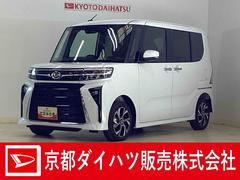 タントカスタムＸ　届出済未使用車　バックカメラ　シートヒーター届出済未使用車　バックカメラ　両側電動スライドドア　前後コーナーセンサー　前席シートヒーター　　オートブレーキホールド　電子パーキング　ＵＳＢチャージャー　ＬＥＤヘッドライト　１４インチ純正アルミ