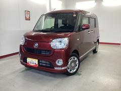 ムーヴキャンバスＧブラックインテリアリミテッド　ＳＡＩＩＩ衝突被害軽減ブレーキ　横滑り防止装置　オートハイビーム　アイドリングストップ　ステアリングスイッチ　キーフリー　オートエアコン　ナビ　パノラマカメラ　ＥＴＣ　　社外ドラレコ　マット　バイザー