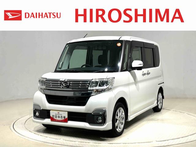 タントカスタムX ナビ ETC車載器 ドライブレコーダーLEDヘッドライト・フォグランプ 片側電動スライドドア 電動格納ドアミラー オートエアコン アイドリングストップ キーフリーシステム アルミホイールタイヤ(広島県)の中古車