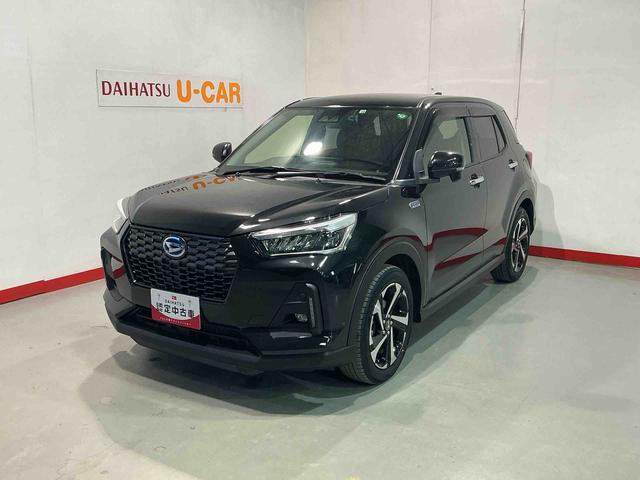 ロッキープレミアムG HEVバックカメラ付き 電動格納式ドアミラー 追従式クルーズコントロール 衝突被害軽減 盗難防止 衝突安全ボディ アルミホイル LEDライト ETC付 オートLED Sヒーター TV(栃木県)の中古車