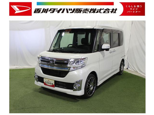タントカスタムX トップエディションSAII認定中古車 CVT ナビ バックカメラ ドライブレコーダー ETC ステアリングスイッチ LEDヘッドライト ターンシグナル付き電動格納ミラー 助手席側ピラーレス ドアバイザー アルミホイール(香川県)の中古車