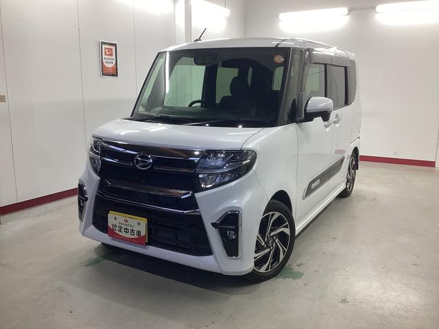 タントカスタムＲＳスタイルセレクション衝突被害軽減ブレーキ　横滑り防止装置　オートハイビーム　アイドリングストップ　ステアリングスイッチ　オートライト　キーフリー　オートエアコン　ナビ　パノラマカメラ　ドラレコ　ＥＴＣ　マット　バイザー（岐阜県）の中古車