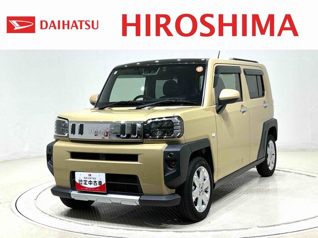 タフトG クロムベンチャー 電動パーキング スカイフィールトップ純正ナビ装着用アップグレードパック 運転席・助手席シートヒーター 運転席シートリフター チルトステアリング ナビ バックカメラ付き(広島県)の中古車