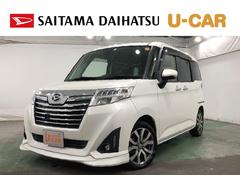 トールカスタムＧ　ターボ　ＳＡＩＩ　走行９３３９７キロ／９型ナビ１年保証距離無制限　走行距離９３３９７キロ　純正フルセグナビ　パノラマモニター　ブルートゥース　純正マット　ＬＥＤヘッドランプ　アイドリングストップ　両側電動スライドドア　オート格納式ドアミラー