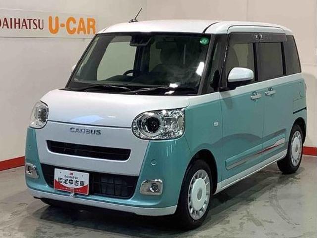 ムーヴキャンバスストライプスＧツートンカラー　ＬＥＤヘッドライト／フォグランプ　コーナーセンサー　両側パワースライドドア　運転席／助手席シートヒーター　禁煙車　記録簿　認定中古車　レーンアシスト　衝突回避支援システム搭載車（島根県）の中古車