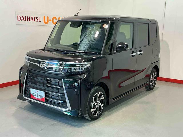 タントカスタムX衝突軽減ブレーキ リアコーナーセンサー 車線逸脱防止 アイドリングストップ機能 盗難警報装置 LED ワンオーナー キーレスエントリー 前席シートヒーター オートLED 電動格納ミラー スマキー(栃木県)の中古車